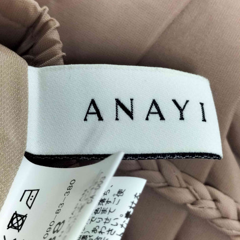 アナイ ANAYI 紐ワイドイージーパンツ レディース JPN:38